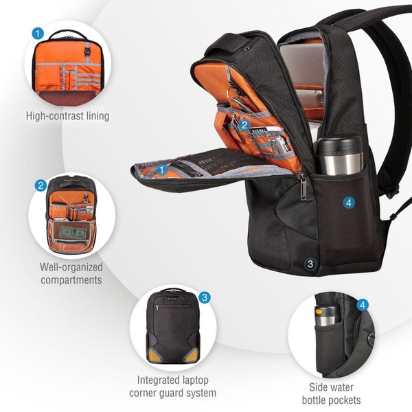 EVERKI Studio Slim Laptop Backpack up to 14.1''/MacBook Carousel 1