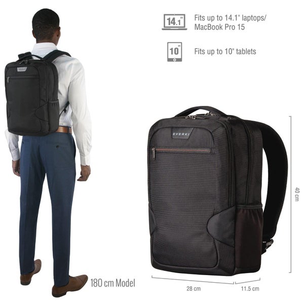 EVERKI Studio Slim Laptop Backpack up to 14.1''/MacBook Carousel 3