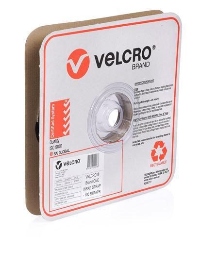 VELCRO One-Wrap 25mm x 200mm Pre-sized Ties. 100 Ties Carousel 1