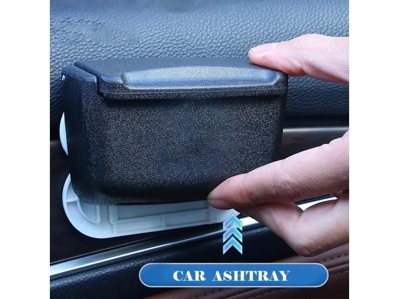 Car Ashtray With Led Lights Cover Portable Multi-function Carousel 1