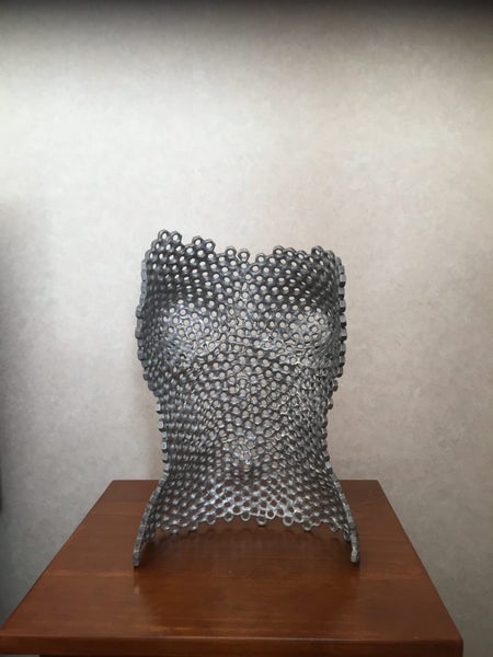 Stainless Steel Torso Sculpture Carousel 3