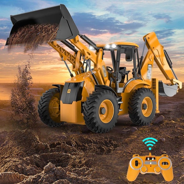 RC Engineering Vehicle 2.4Ghz Electric 2-in-1 RC Front Loader 1:20 Carousel 1
