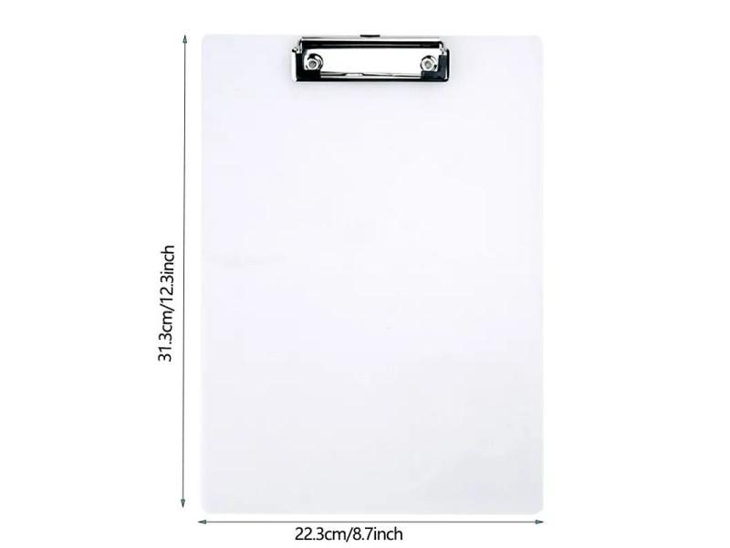 Transparent Plastic Waterproof Office Student File Board Clip Carousel 1