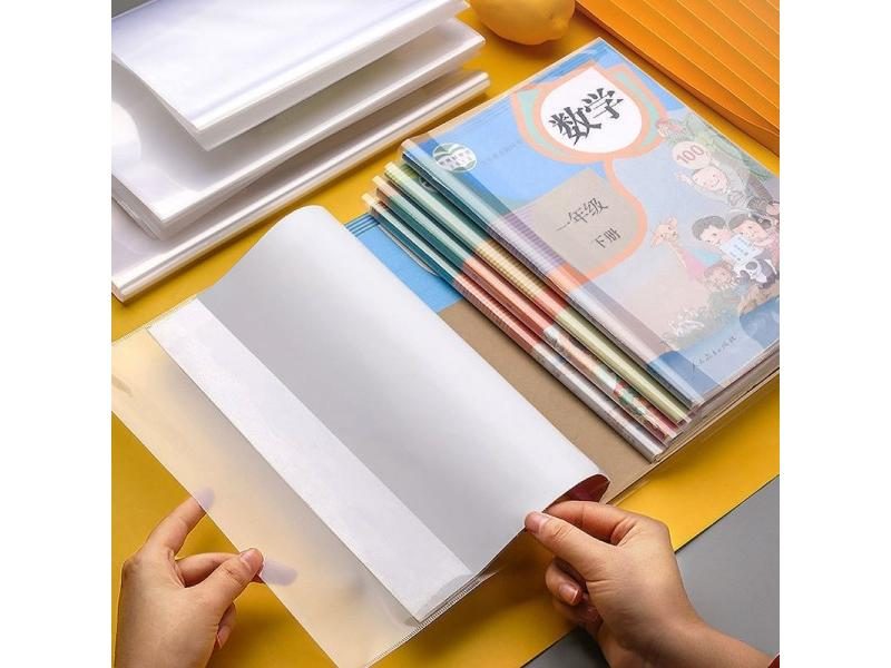 5 Pcs Transparent A4 Book Case Waterproof Cover For School Office Supplies Carousel 1