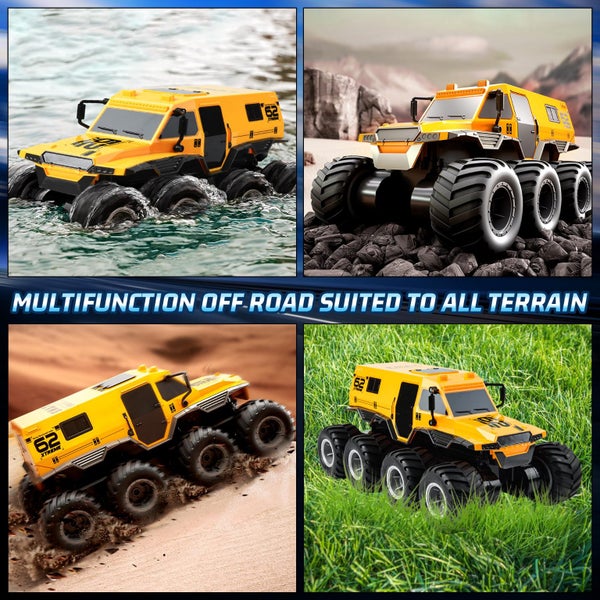 High-Quality 1:12 RC Truck: 8 Wheels, 30-Min Playtime, Great Gift! Carousel 2