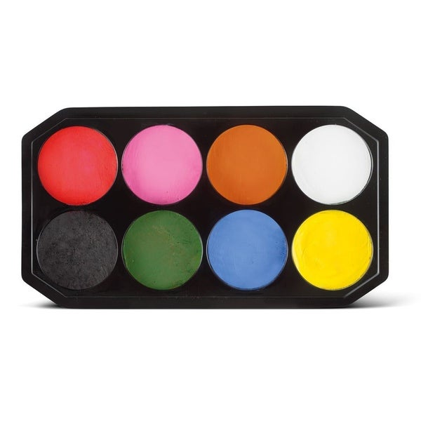Snazaroo Palette Set of 8 x 18ml, Face Painting Kit, 8 Assorted Colours Carousel 2