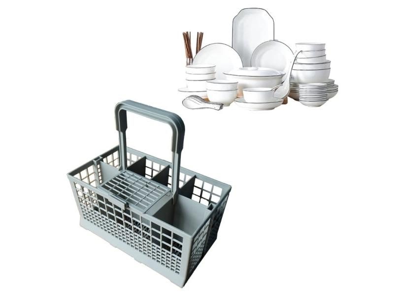 D0AB Dishwasher Basket Cutlery Baskets For Dinnerware Utensils Dishwasher Carousel 2