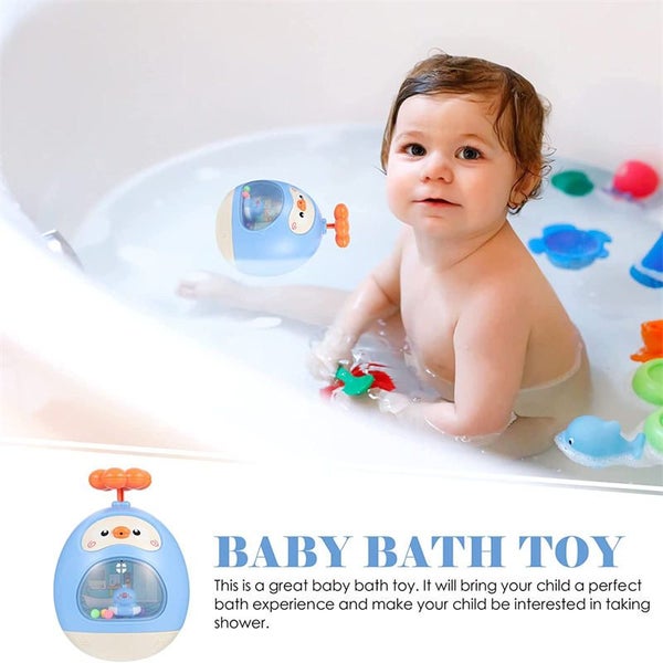 Bathtime Fountain Toys for Kids Ages 1-6 -Yellow Carousel 7