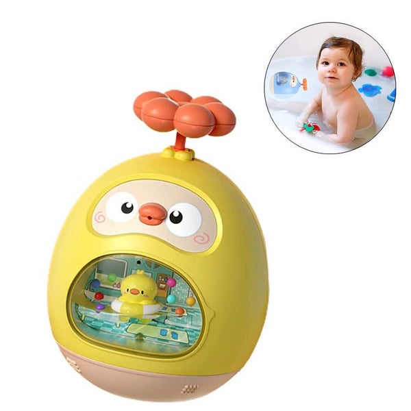 Bathtime Fountain Toys for Kids Ages 1-6 -Yellow Carousel 1