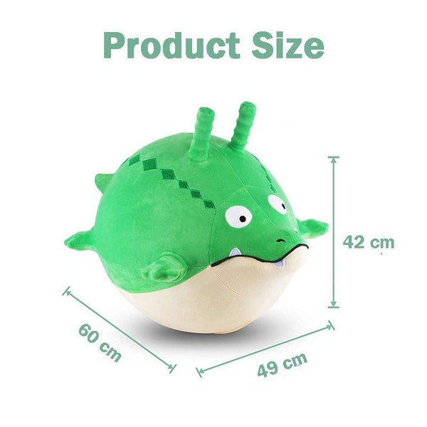 Kids Plush Ride Bouncing Toys Inflatable Gator Hopper Ball with Handle Carousel 2