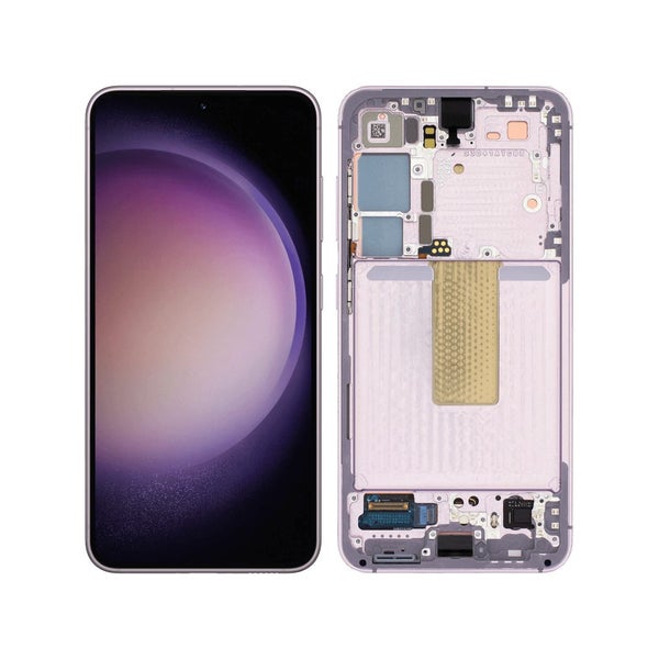 Samsung Galaxy S23 Replacement Screen with Frame | Lavender Carousel 1