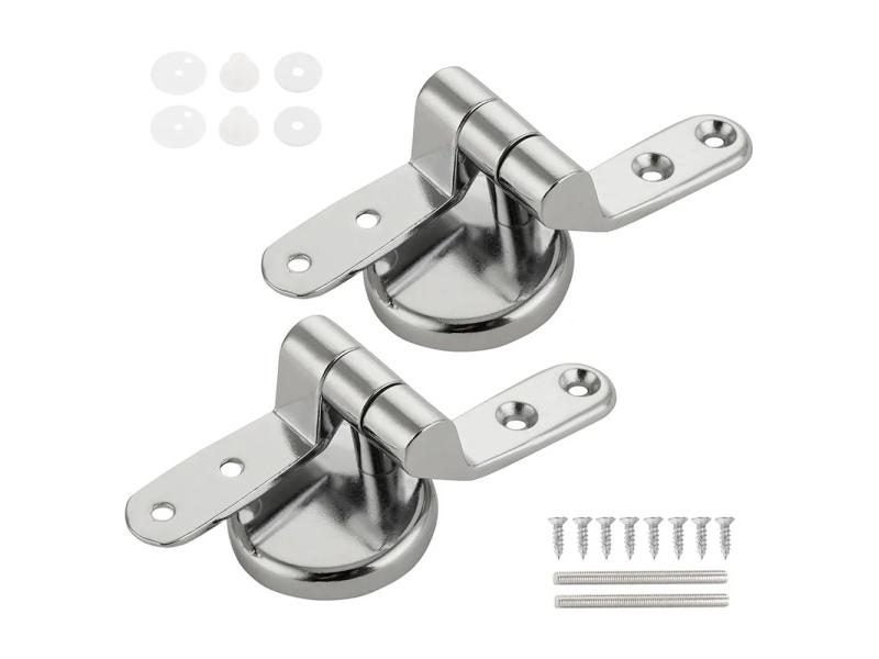 Zinc Alloy Toilet Seat Hinge Flush Toilet Cover Mounting Connector Toilet Lid Carousel 2