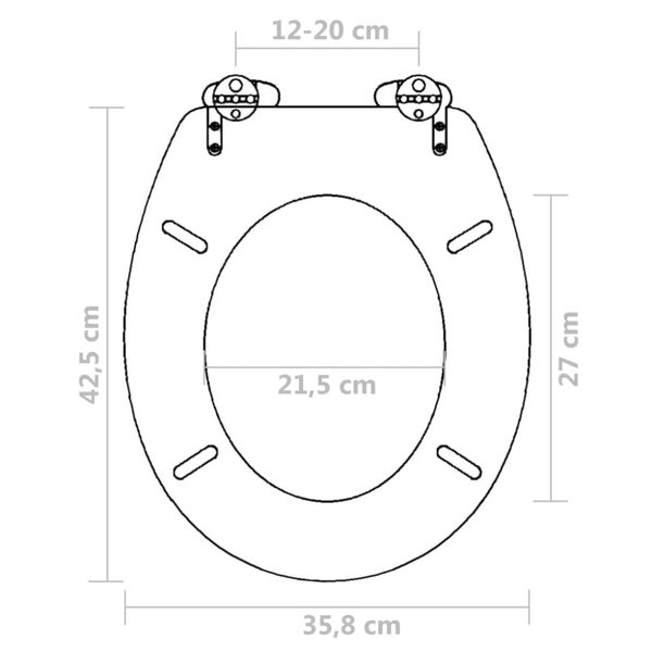 Toilet Seats with Soft Close Lids Mdf Black Oabikk Carousel 2
