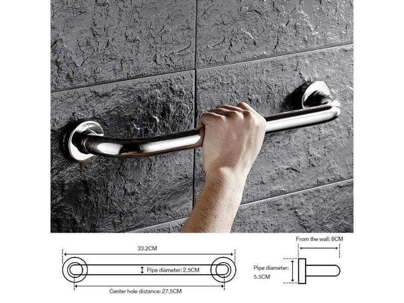 Stainless Steel Grab Bar Bathtub Shower Barrier-free Safety Railings For Carousel 1