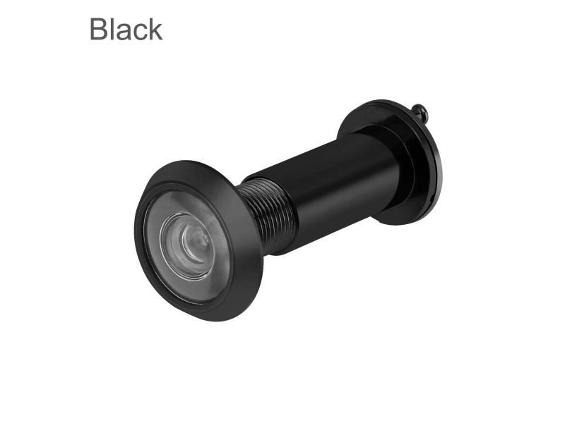 5 Inch Silver Zinc Alloy Door Knocker With 180 Degree High Definition Door Carousel 1