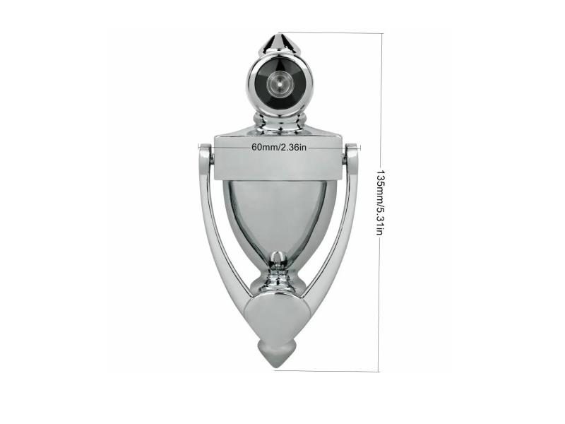 5 Inch Door Knocker Security Peek Peep Holes Door Handle For 1.38inch To Carousel 2
