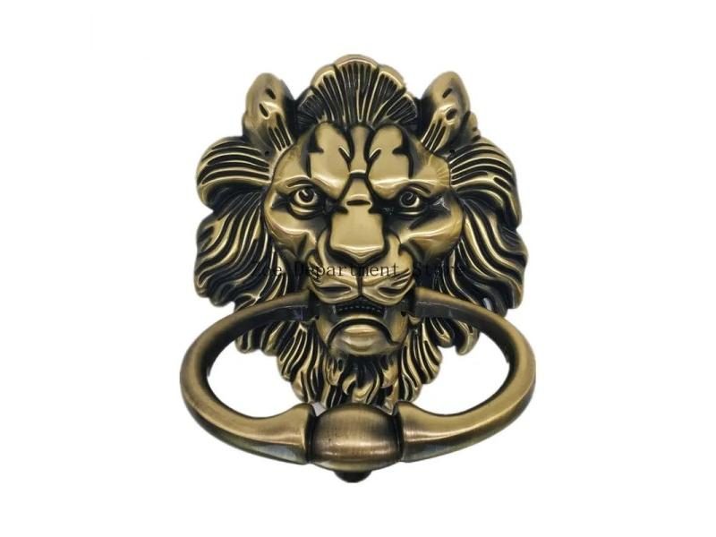 Antique Lion Door Knocker Lionhead Doorknockers Lions Home Decor Including Carousel 2