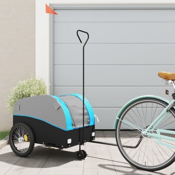 Bike Trailer Black and Blue 45 Kg Iron Kaoak Carousel 1