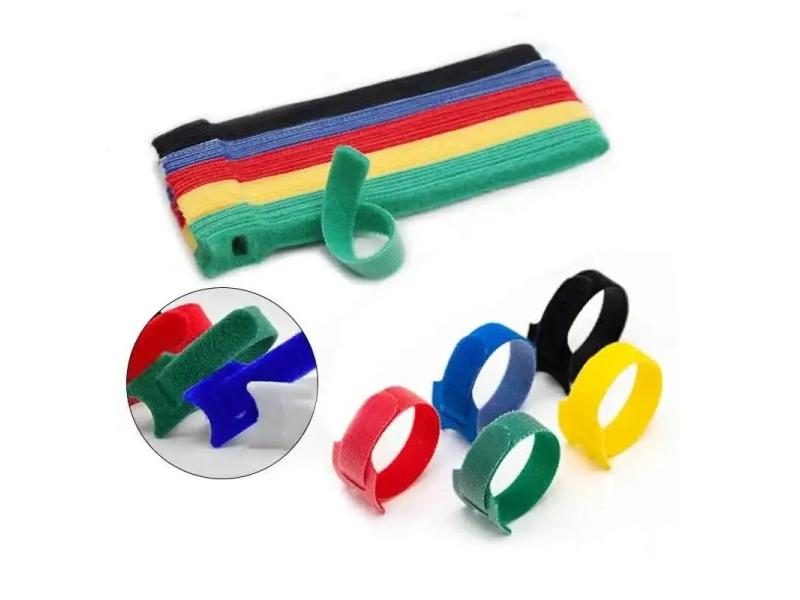 50/100PCS Detachable Cable Ties Colored Plastics Reusable Cable Ties Nylon Loop Carousel 2