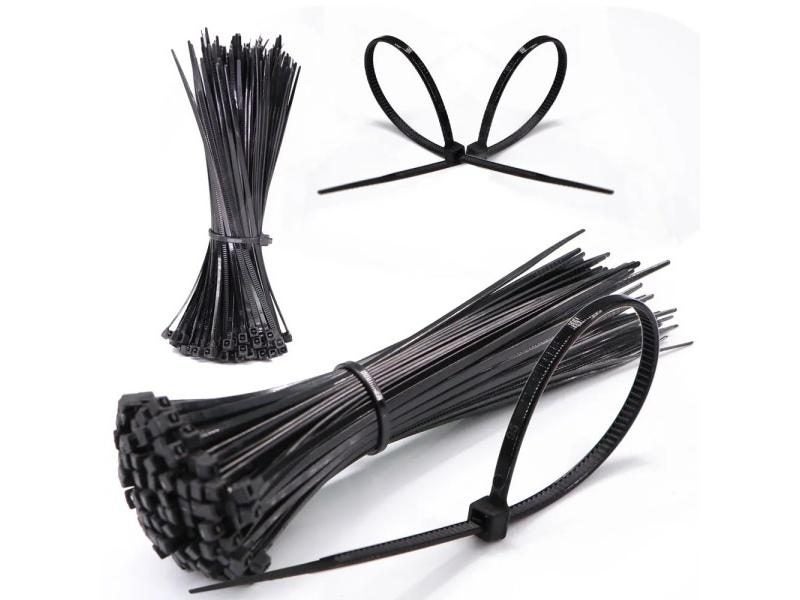 100PCS/Bag Self-locking Plastic Cable Ties Garden Industrial Assorted Fastening Carousel 2