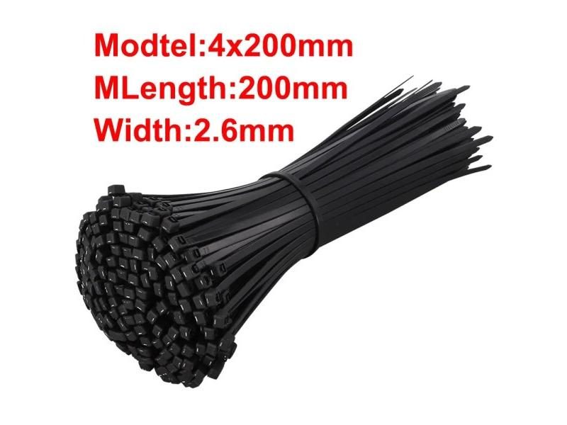 100PCS/Bag Self-locking Plastic Cable Ties Garden Industrial Assorted Fastening Carousel 1