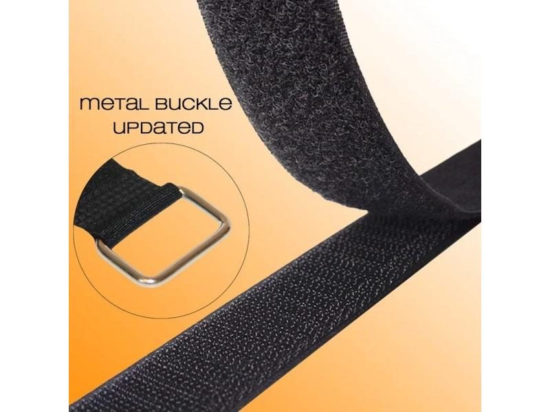 10pcs/Lot 2cm Width Nylon Hook And Loop Ties Down Straps With Metal Buckle Carousel 2