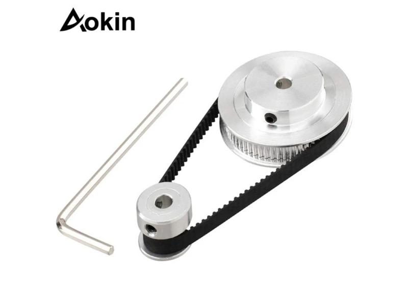 Aluminum GT2 Timing Belt Pulley Bearing 20 36 40 48 60 Teeth 5mm 8mm Bore Carousel 1