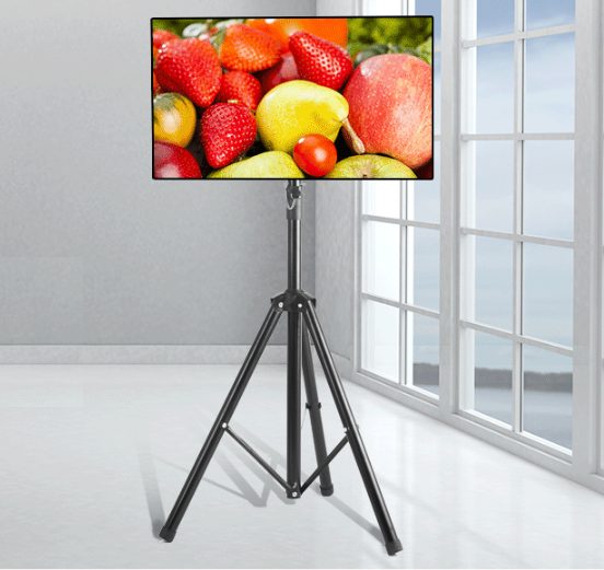 Free Standing TV Mount 32-55 Inch Movable Folding LED TV Cart Display Rack Carousel 1