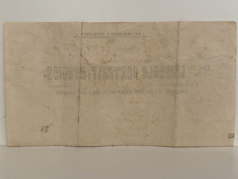 ANTIQUE INVOICE: Loisvale Portrait Studios, Blenheim 1919 (104 yo) Carousel 3