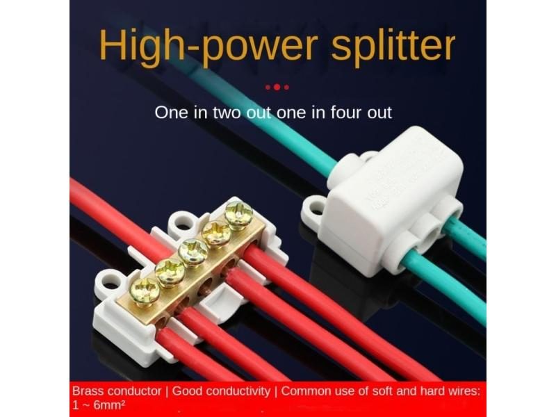High Power Splitter Quick Wire Connector Terminal Block Electrical Cable Carousel 2