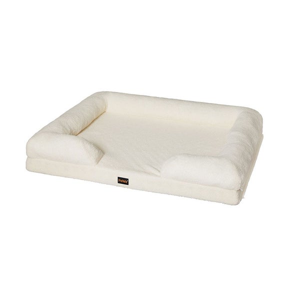 PaWz Memory Foam Pet Sofa Bed Cushion Dog Cat Mattress Washable Removable Carousel 1