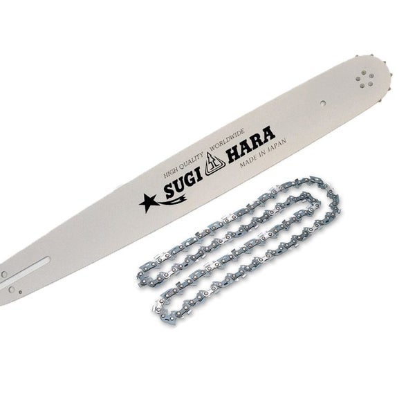 18" Sugi Hara Bar & Chain Set for Husqvarna - Tungsten Carbide Chain Carousel 1