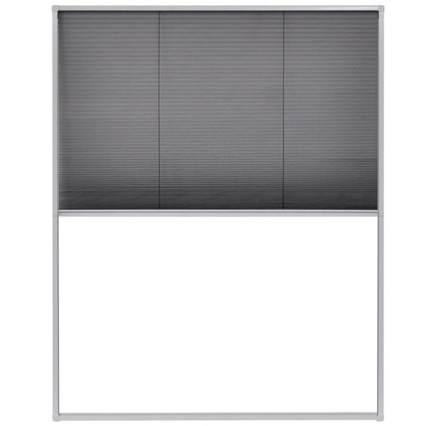 vidaXL Plisse Insect Screen for Windows Aluminium 80x100 cm Carousel 2