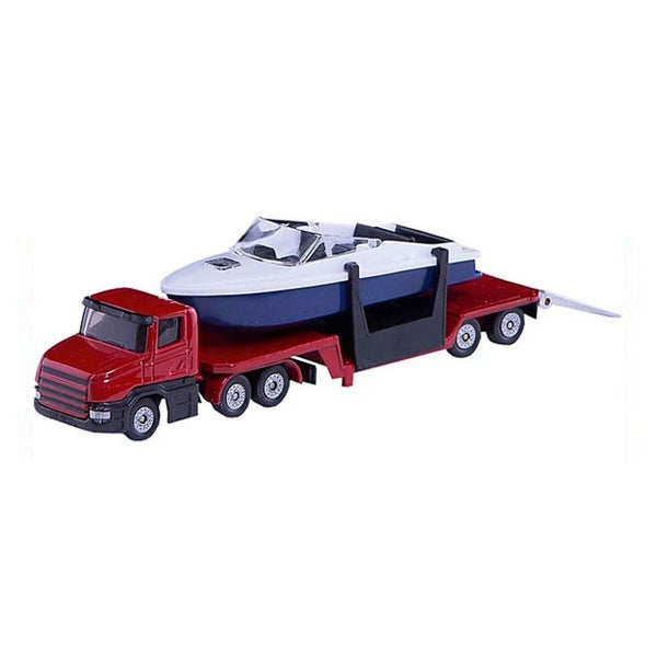 Siku Low Loader With Boat Die Cast Carousel 2