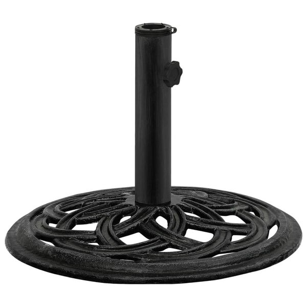 vidaXL Umbrella Base Black 44x44x31 cm Cast Iron Carousel 1
