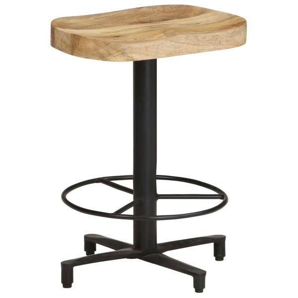 vidaXL Bar Stools 2 pcs 52 cm Solid Mango Wood Carousel 2