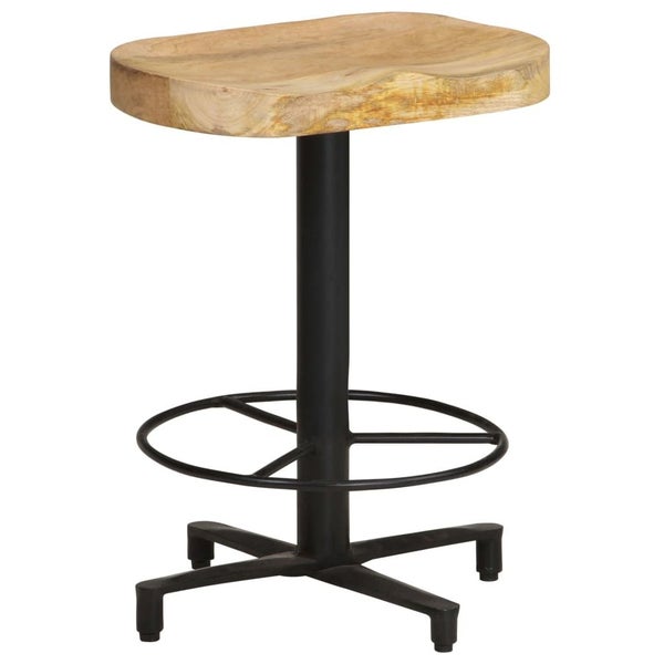 vidaXL Bar Stools 2 pcs 52 cm Solid Mango Wood Carousel 9