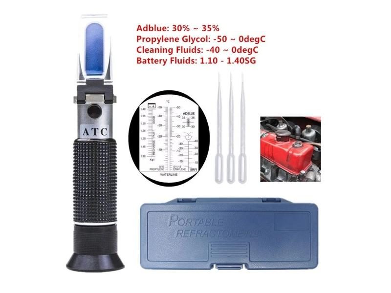 ATC Refractometro Antifreeze Freezing Point Coolant Tester Adblue Concentration Carousel 2