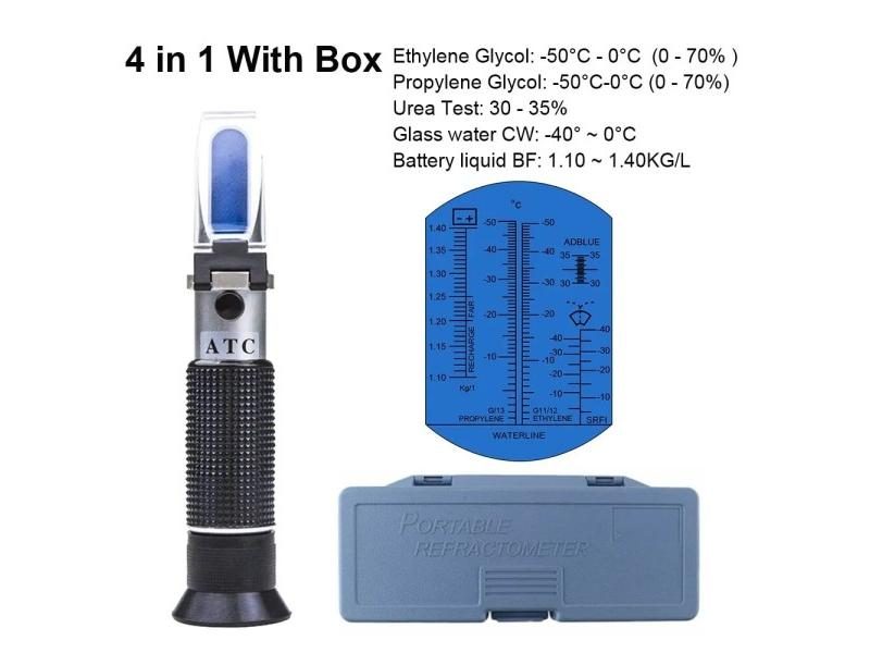 ATC Refractometro Antifreeze Freezing Point Coolant Tester Adblue Concentration Carousel 1