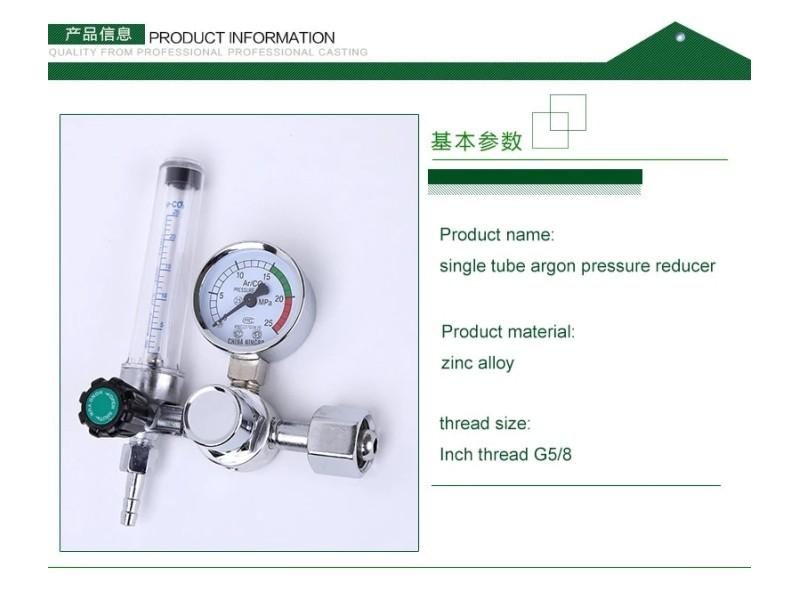 Aluminium Alloy 0-25Mpa Argon Regulator Co2 Regulator Air Pressure Reducer Gas Carousel 1
