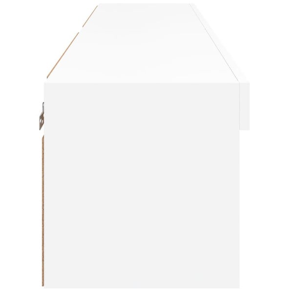 vidaXL TV Cabinets with LED Lights 2 pcs White 60x30x30 cm Carousel 9