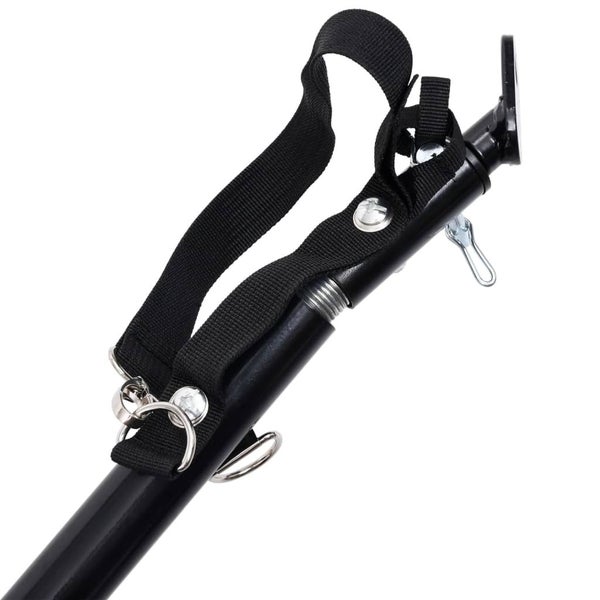 vidaXL 2-in-1 Pet Bike Trailer and Jogging Stroller Red and Grey Carousel 9