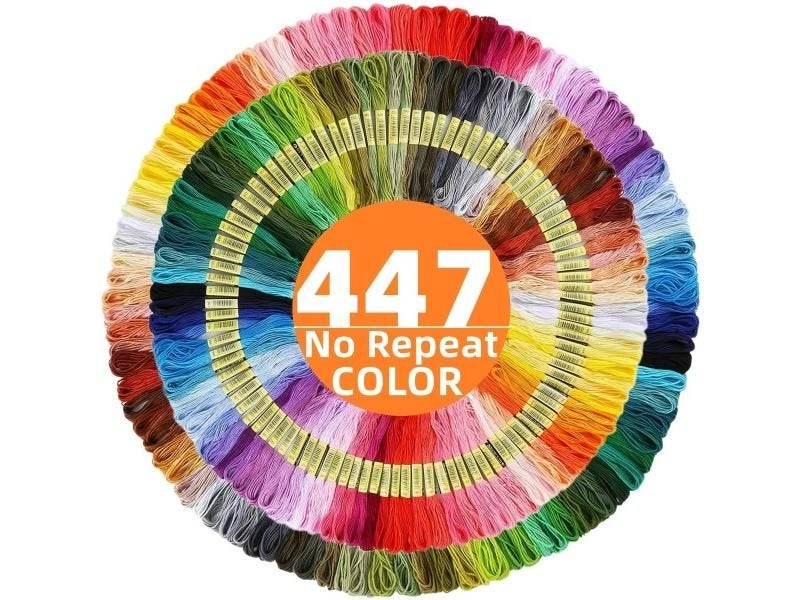 Anchor DMC Cross Stitch Cotton Embroidery Thread Floss Sewing Skeins Non Repeat Carousel 1