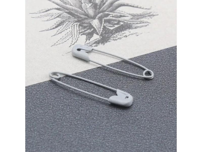 50-200Pcs/Lot Metal Brooch Clip Base Pins Safety Pins Brooch Blank Settings Carousel 1