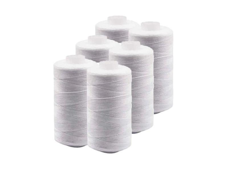 D D 500M Sewing Threads For Polyester Clothes White Black Carousel 1