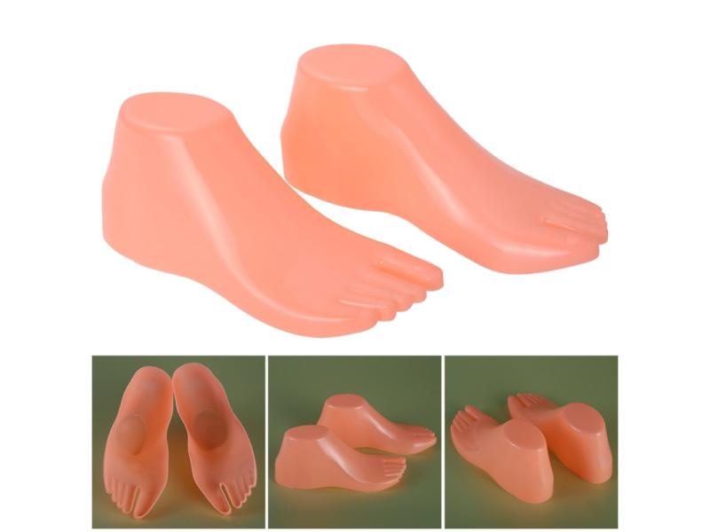 1 Pair Of Model Feet Female Foot Model For Shoe Store Clothing Store Showcasing Carousel 1
