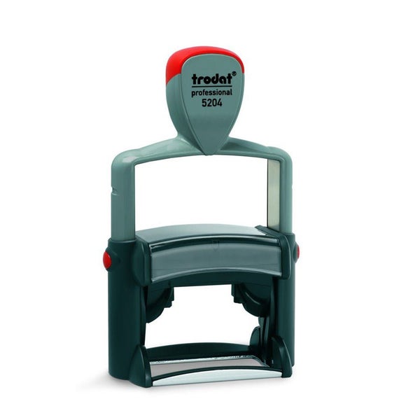 Custom Made Rubber Stamp, Self-Inking, 55mm x 25mm Print Area, Trodat 5204 Carousel 1