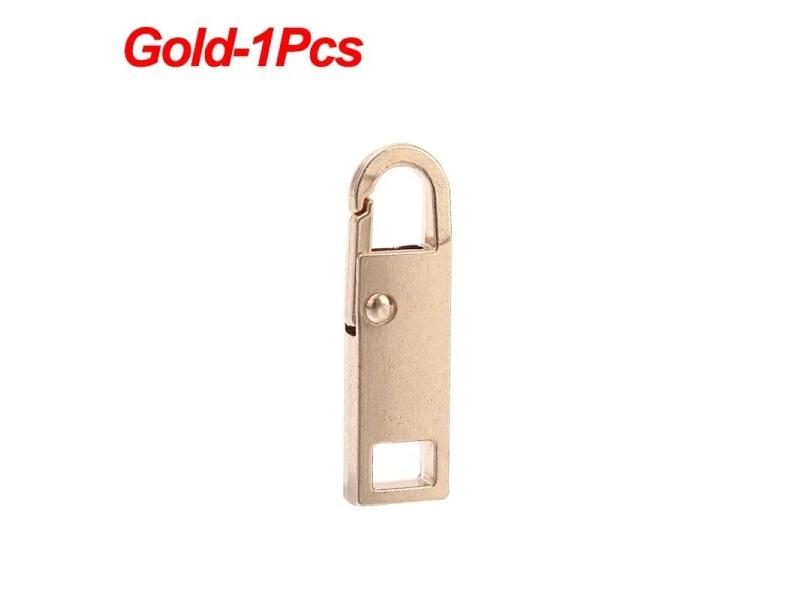 5/1Pcs Universal Metal Zipper Pull Tap Replacement Instant Repair Zipper Head Carousel 1