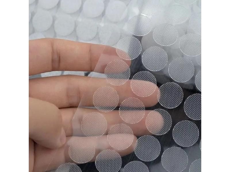 20mm Dots Hooks Loops Strong Self Adhesive Fastener Tape For Double Sided Carousel 2