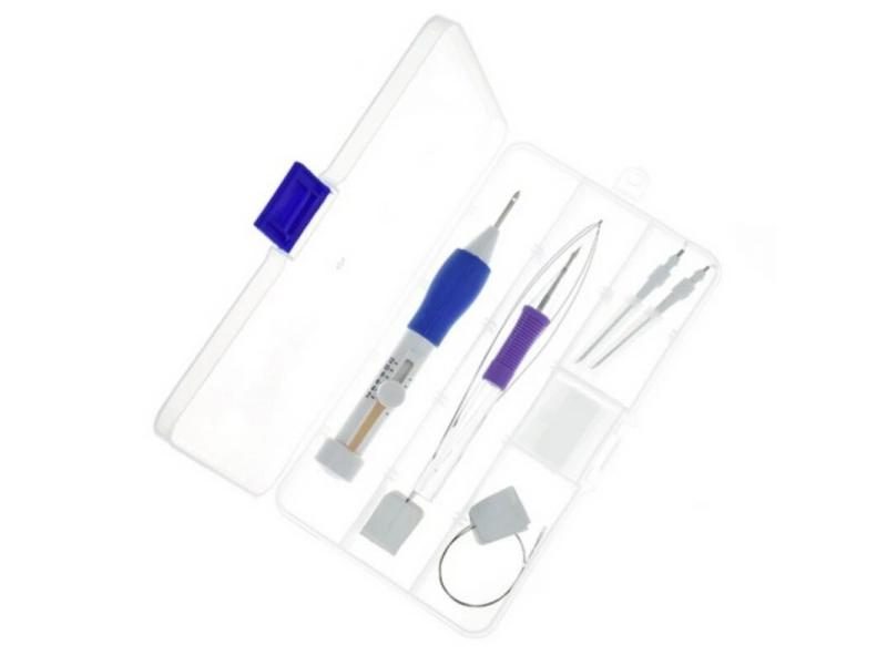 Embroidery Carpet Knit Punch Needle Kit Sewing Tools Carousel 1